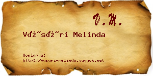 Vásári Melinda névjegykártya